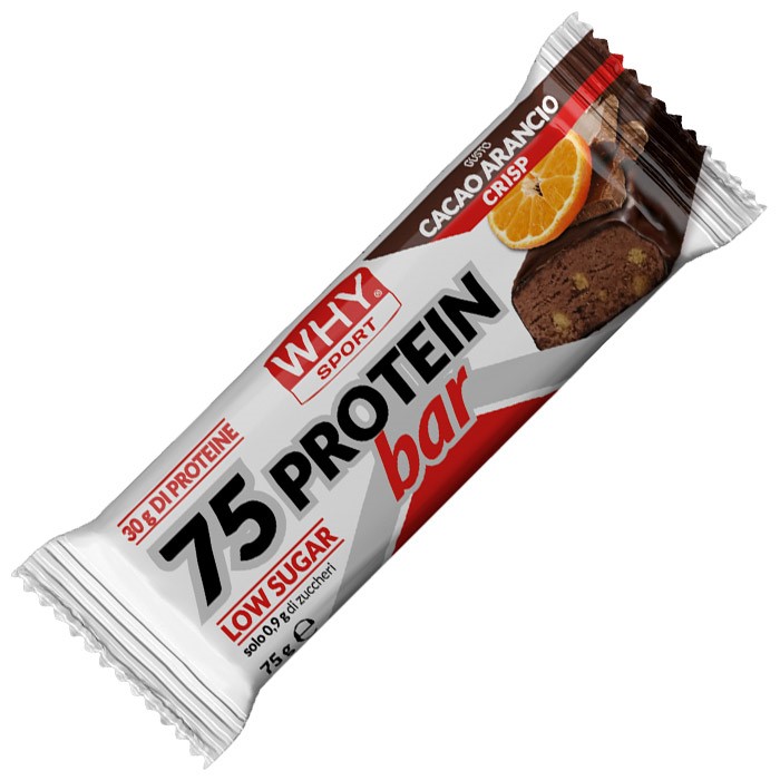 Barretta why sport 75 protein bar cacao arancio crisp 75gr