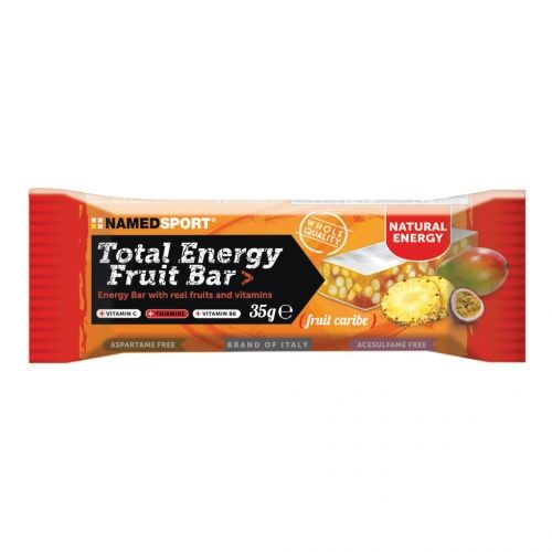Named total energy fruit bar fruit caribe 35g