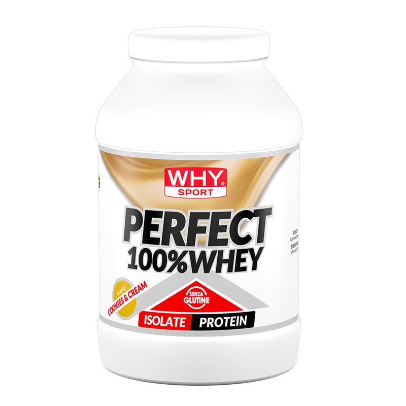 Why perfect 100% whey cookies & cream 1800 gr