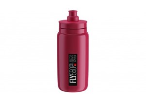 Borraccia fly amaranto logo black 550ml
