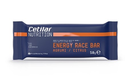 Barretta cetilar energy race bar 50gr gusto agrumi