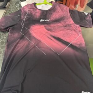 Maglia santini custom running girocollo