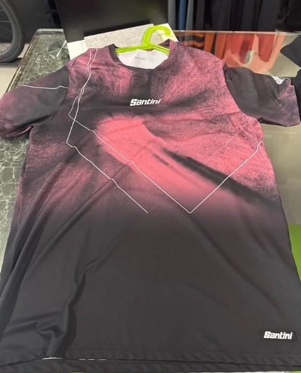 Maglia santini custom running girocollo