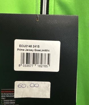 Prime jersey zero rh maglia m/c