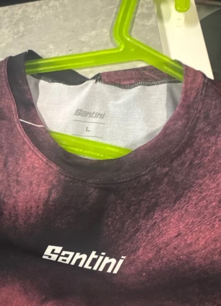 Maglia santini custom running girocollo
