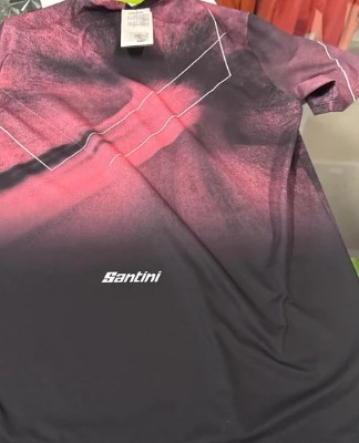 Maglia santini custom running girocollo