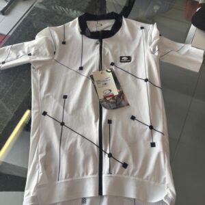 Maglia m/c spazio inga volata zip divis. rovescia