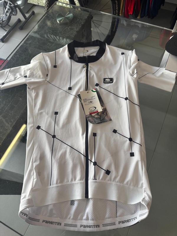 Maglia m/c spazio inga volata zip divis. rovescia
