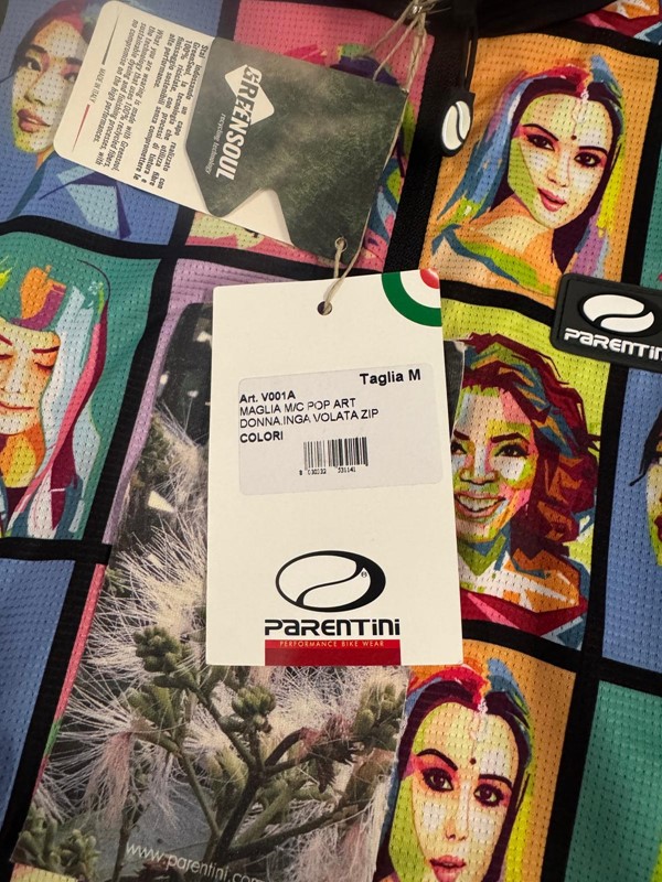Maglia m/c pop art donna inga volata