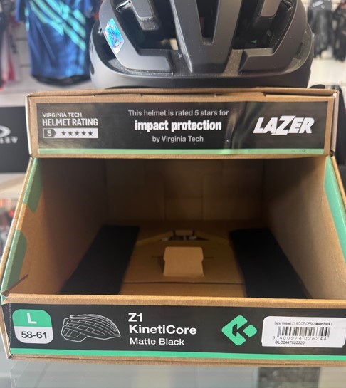 Casco lazer z1 kc ce-cpsc colore matte black